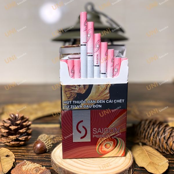 Bên Trong Thuốc Saigon Capsule Peach Bấm Đào The