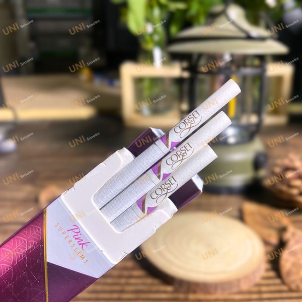 Điếu Corset Pink Superslims Mộc Nhẹ