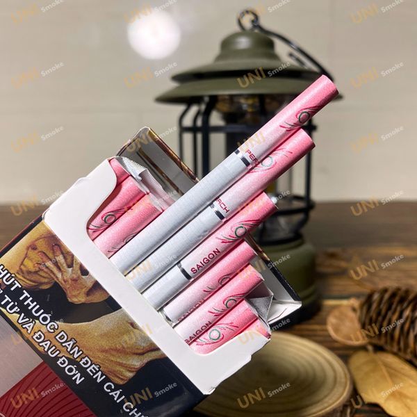 Điếu Thuốc Saigon Capsule Peach Bấm Đào The