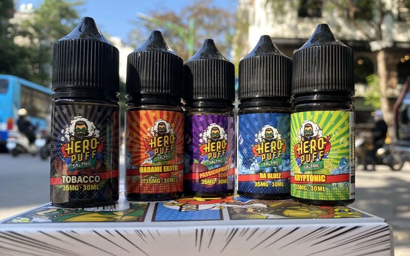 Hero Puff Juice Đa Dạng Tùy Chọn Nicotine