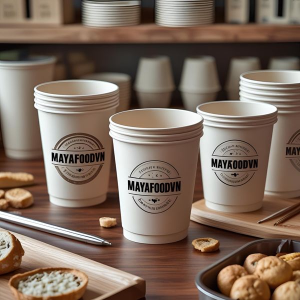 Lợi ích khi dùng cốc giấy Hà Nội in logo trong quán cà phê và trà sữa