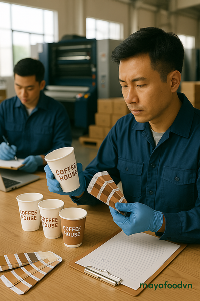 Kinh nghiệm tối ưu chi phí in ly giấy tại TP.HCM cho chuỗi F&B.