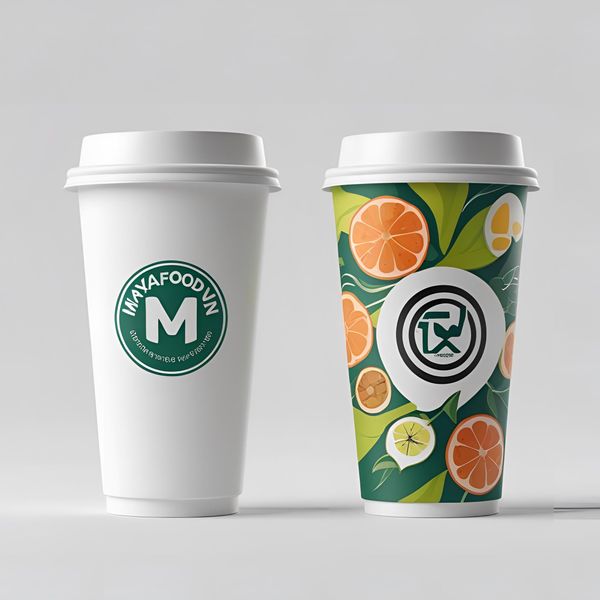 Cốc giấy Hà Nội in logo và tên quán trở thành tấm danh thiếp thương hiệu