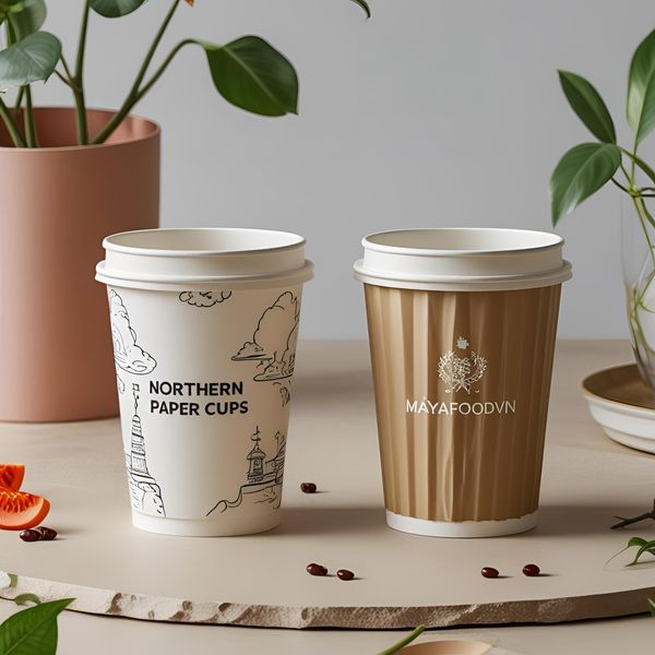 tem nhãn và bao bì cốc giấy chính hãng miền Bắc