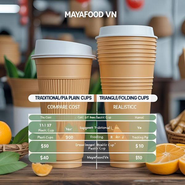 so sánh chi phí cốc nhựa thân vuông và cốc nhựa truyền thống
