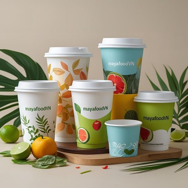 cốc giấy Hà Nội hot trend tại quán cà phê