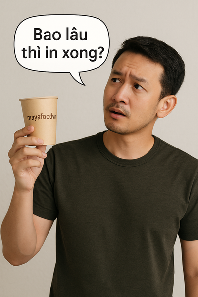 Thời gian in cốc giấy tại Hà Nội mất bao lâu