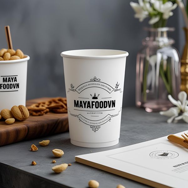 in cốc giấy miền Bắc một màu tiết kiệm chi phí