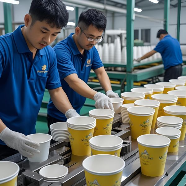 in cốc giấy nhanh miền Bắc dây chuyền hiện đại