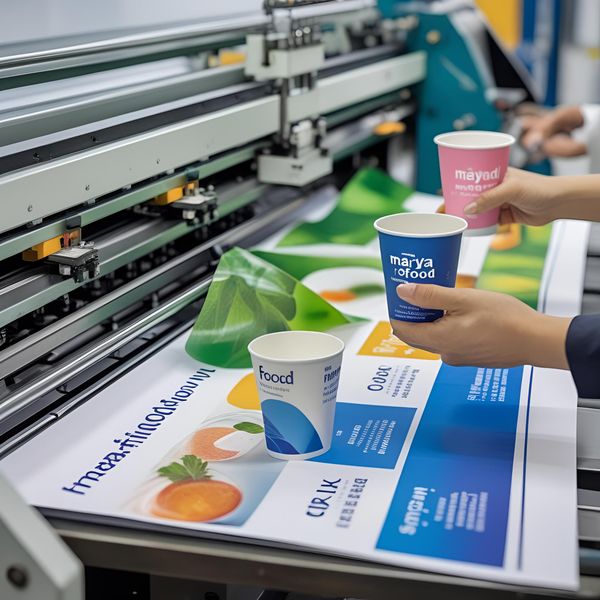 in offset cốc giấy sắc nét, màu chuẩn thương hiệu