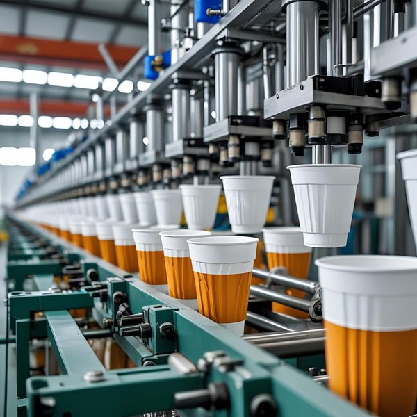 quy trình sản xuất cốc nhựa chi phí thấp cho ngành đồ uống