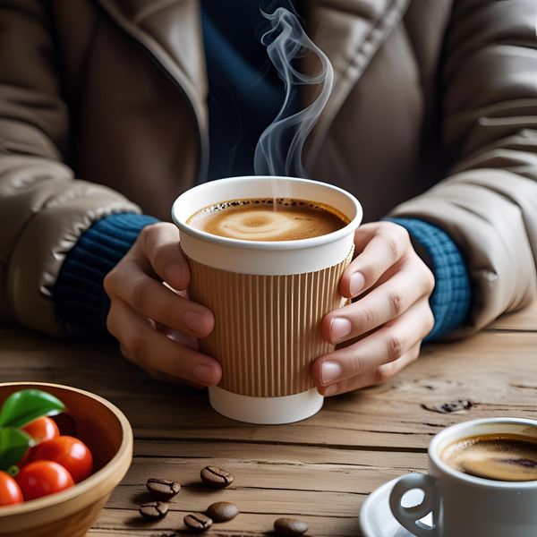 Cốc giấy Hà Nội 2 lớp chịu nhiệt tốt cho cà phê và trà nóng