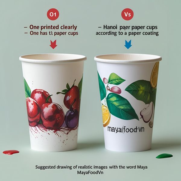 thiết kế cốc giấy đơn giản tiết kiệm chi phí tại Hà Nội