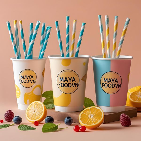 Ống hút in logo giúp quán F&B chuyên nghiệp và tiết kiệm chi phí marketing.