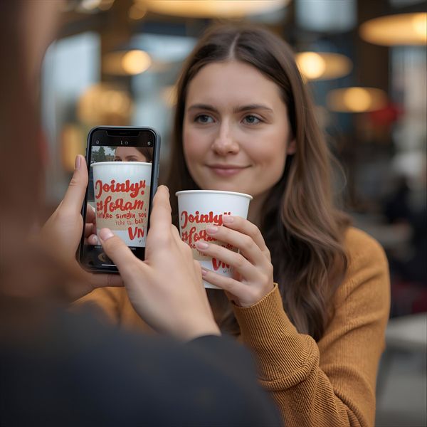 cốc giấy Hà Nội marketing cho quán cà phê