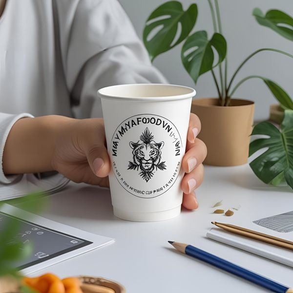 thiết kế cốc giấy miền Bắc tối giản nhưng ấn tượng