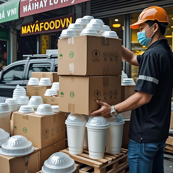 mô hình thu hồi và tái sử dụng cốc giúp giảm rác thải nhựa