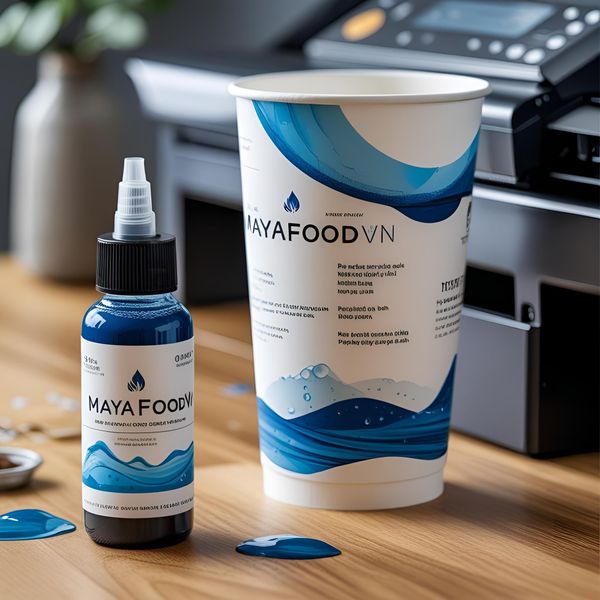 cốc giấy miền Bắc in mực bền màu không lem