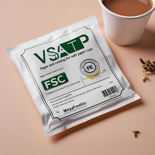 giấy và lớp phủ PE đạt tiêu chuẩn VSATTP cho cốc giấy an toàn