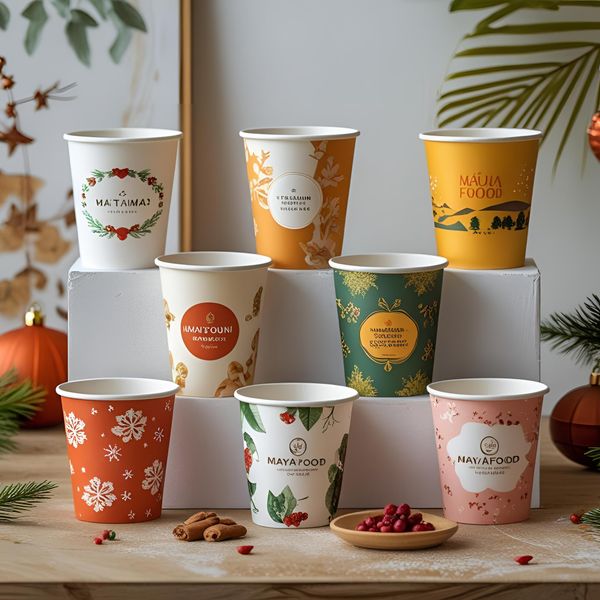 kiểm soát chất lượng in mẫu cốc giấy mùa vụ đồng nhất màu sắc