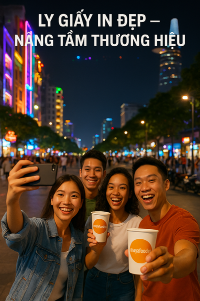 Ly giấy TP.HCM in đẹp đồng hành cùng giới trẻ tại phố đi bộ Nguyễn Huệ.
