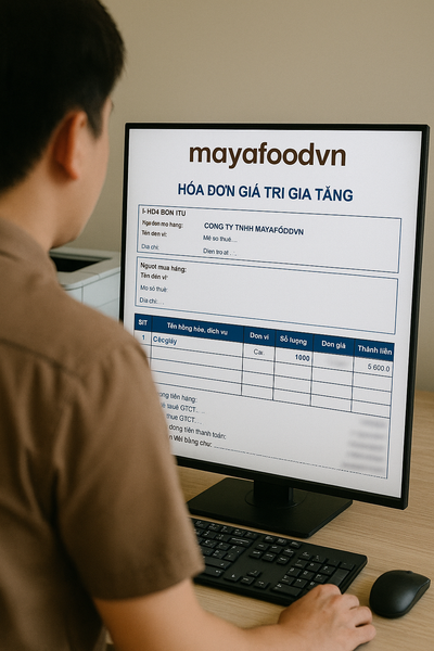 MAYAFOODVN cung cấp hóa đơn VAT hợp lệ cho mọi đơn hàng cốc giấy tại Hà Nội và TP.HCM