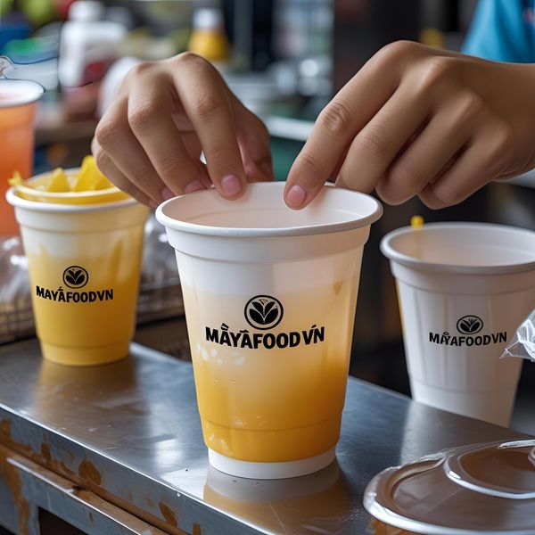 cốc nhựa mỏng không giữ lạnh tốt cho đồ uống ở Hà Nội