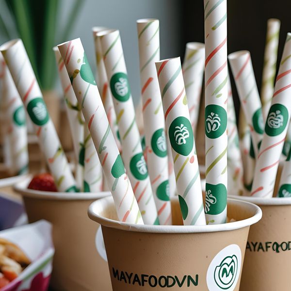 ống hút nhựa PP cỡ lớn cho trà sữa