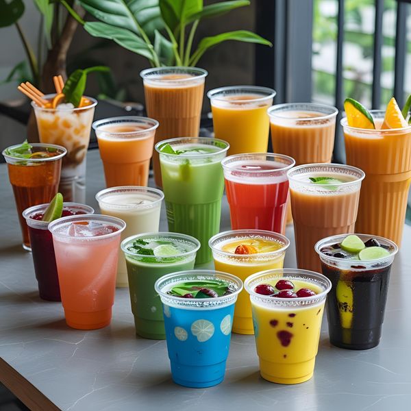 cốc nhựa dễ lưu trữ giúp tiết kiệm chi phí vận hành quán F&B