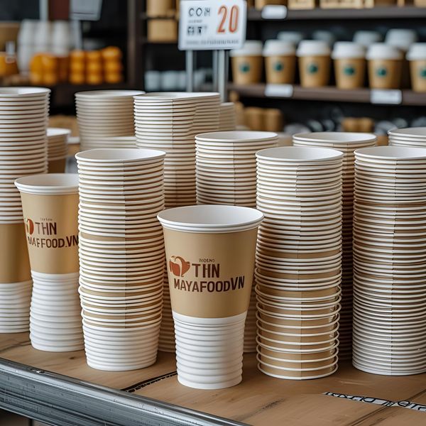 Mayafoodvn cung cấp cốc giấy thay thế cốc nhựa mỏng tiết kiệm chi phí cho quán F&B miền bắc.