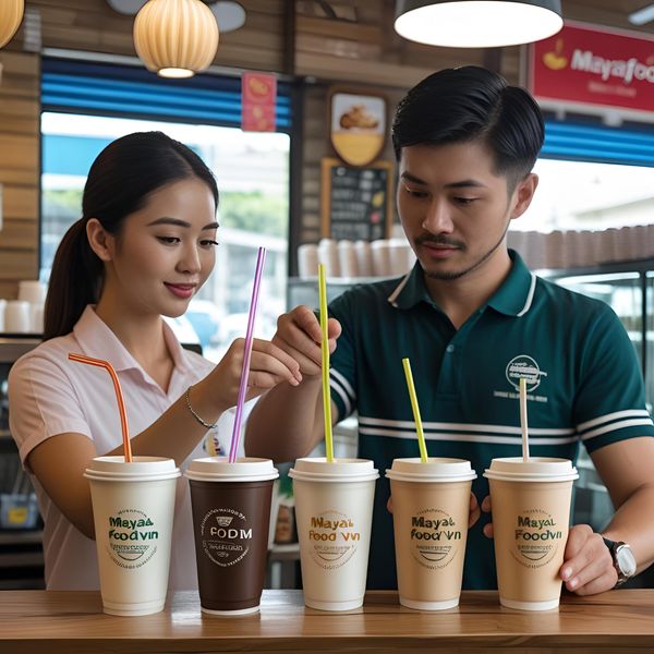 Thị trường F&B Hà Nội cạnh tranh gay gắt với nhiều quán nhỏ sử dụng cốc giấy