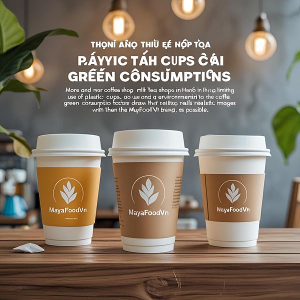 cốc nhựa tại hà nội được thay thế bằng cốc giấy in logo quán cà phê