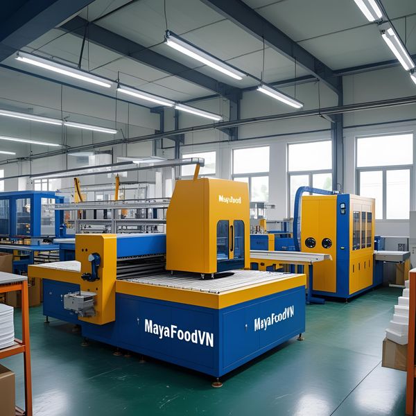 quy trình sản xuất cốc giấy VSATTP tại Mayafoodvn đảm bảo vệ sinh