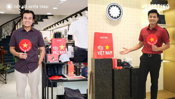 Diễn viên Doanh nhân Cao Minh Đạt và Biên tập viên Đinh Phương Nam đã góp mặt tại sự kiện đặc biệt của Aristino.