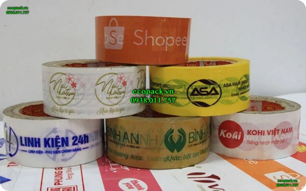 In băng keo logo chất lượng cao, mẫu mã đa dạng, giá cả cạnh tranh tại Hà Nội