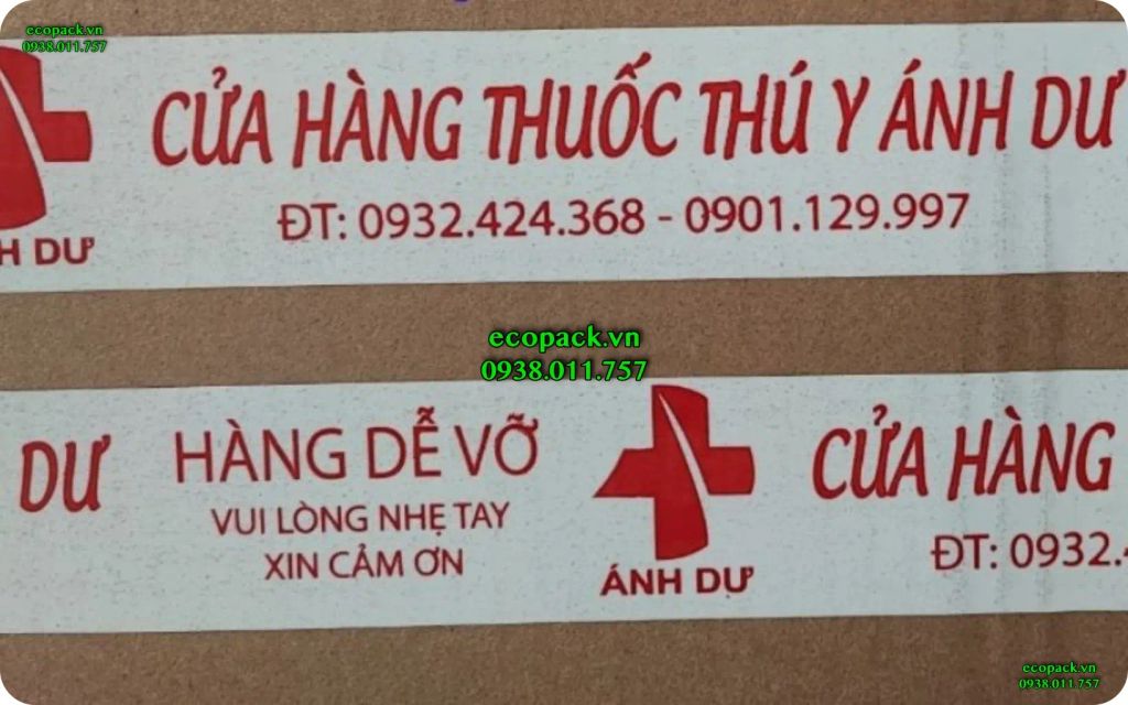 In băng keo logo số lượng ít - Giải pháp hiệu quả cho doanh nghiệp nhỏ