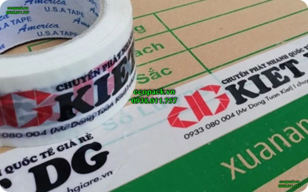 In Băng Keo Logo Số Lượng Ít - Giải Pháp Hoàn Hảo Cho Doanh Nghiệp Nhỏ
