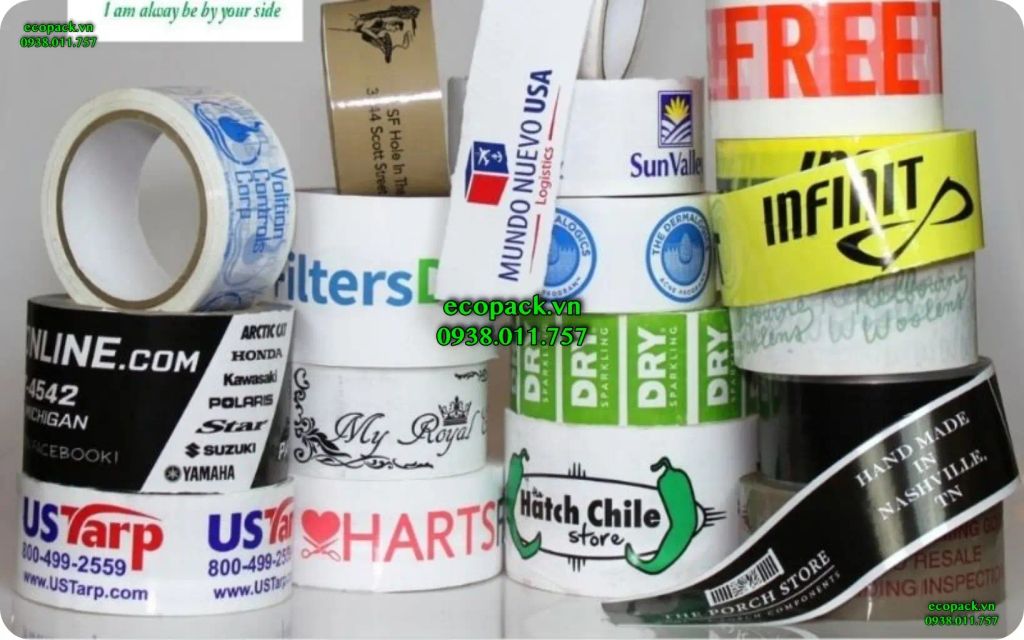 Băng dính in logo - Giải pháp quảng cáo hiệu quả cho thương hiệu của bạn
