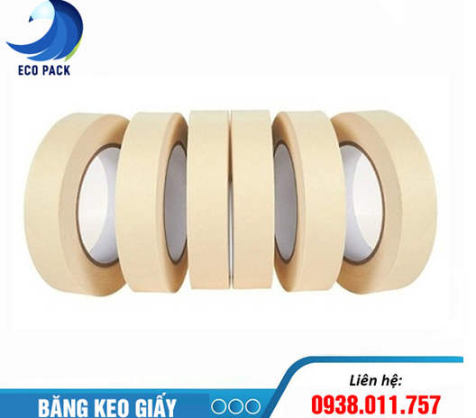 Mua băng keo giấy giá rẻ chất lượng tại TPHCM – ECOPACK