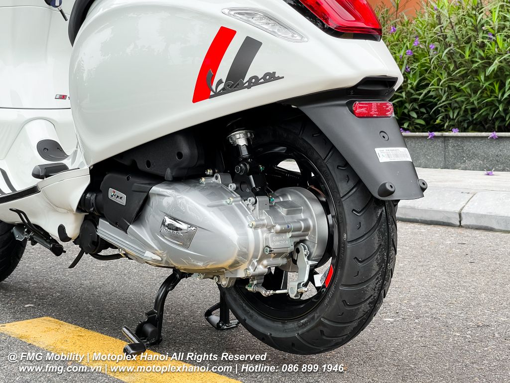 Hệ thống treo thế hệ mới trên Vespa Sprint S 125 triệt tiêu độ rung và tiếng ồn