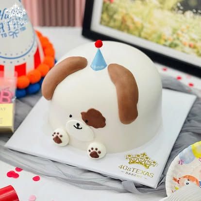 Bánh Kem Hình Con Chó – Ngộ Nghĩnh, Đáng Yêu Chỉ Có Tại 4Gs Texas!