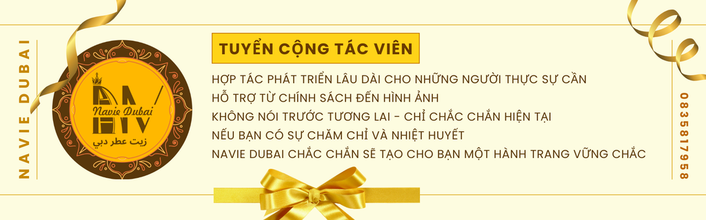 Chính sánh Phân phối sỉ SLL - Đại lý - Cộng tác Viên của Navie Dubai