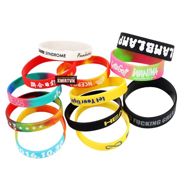 vòng tay sự kiện bằng cao su