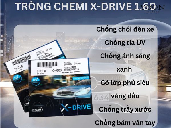 Công Nghệ Chống Chói Tiên Tiến Cùng Tròng Kính X-Drive