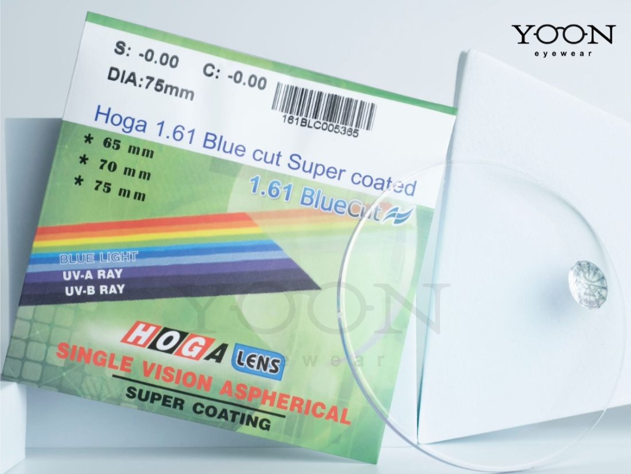 Tròng Kính HOGA BLUE CUT UV420 SHMC 1.61