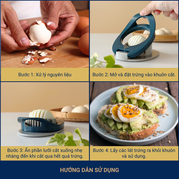 Khay cắt lát trứng luộc Benchusch