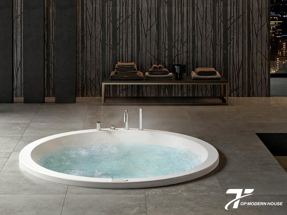 Kích thước bồn tắm massage tròn