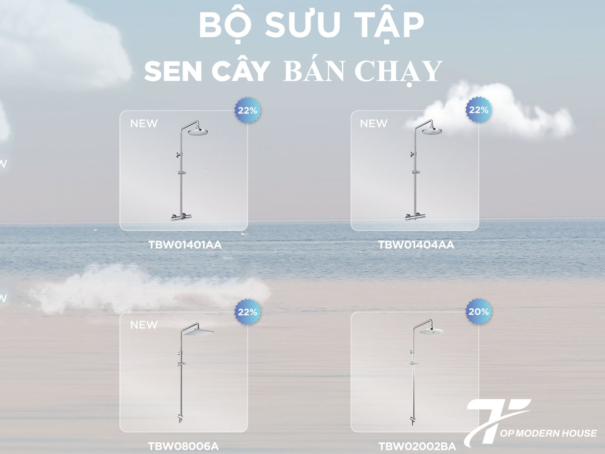 Dưới đây là một số mẫu sen tắm TOTO được ưa chuộng: