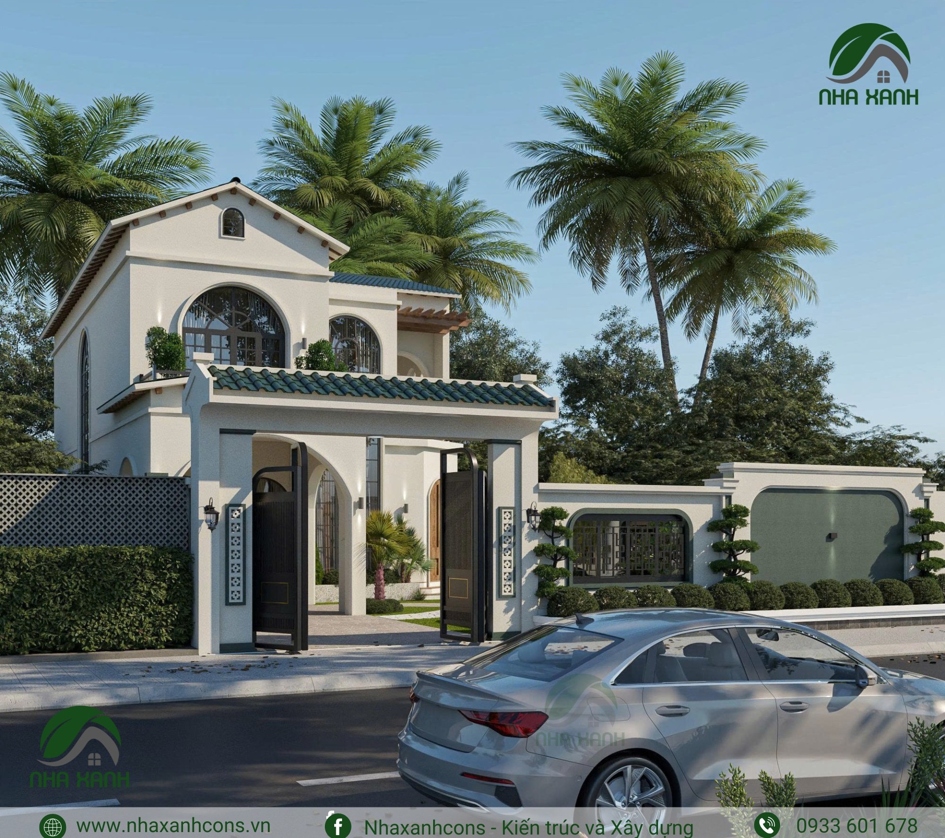 Biệt thự 2 tầng phong cách Địa Trung Hải tại Đồng Nai