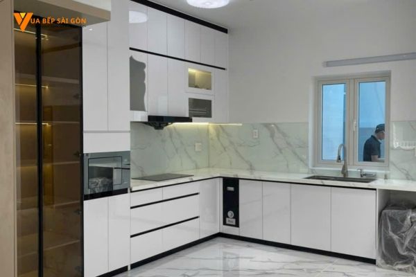 Tủ bếp nhựa đặc pvc